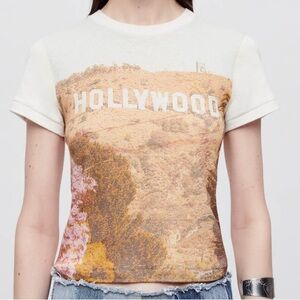 Re/Done | 90’s Baby Tee "Hollywood”